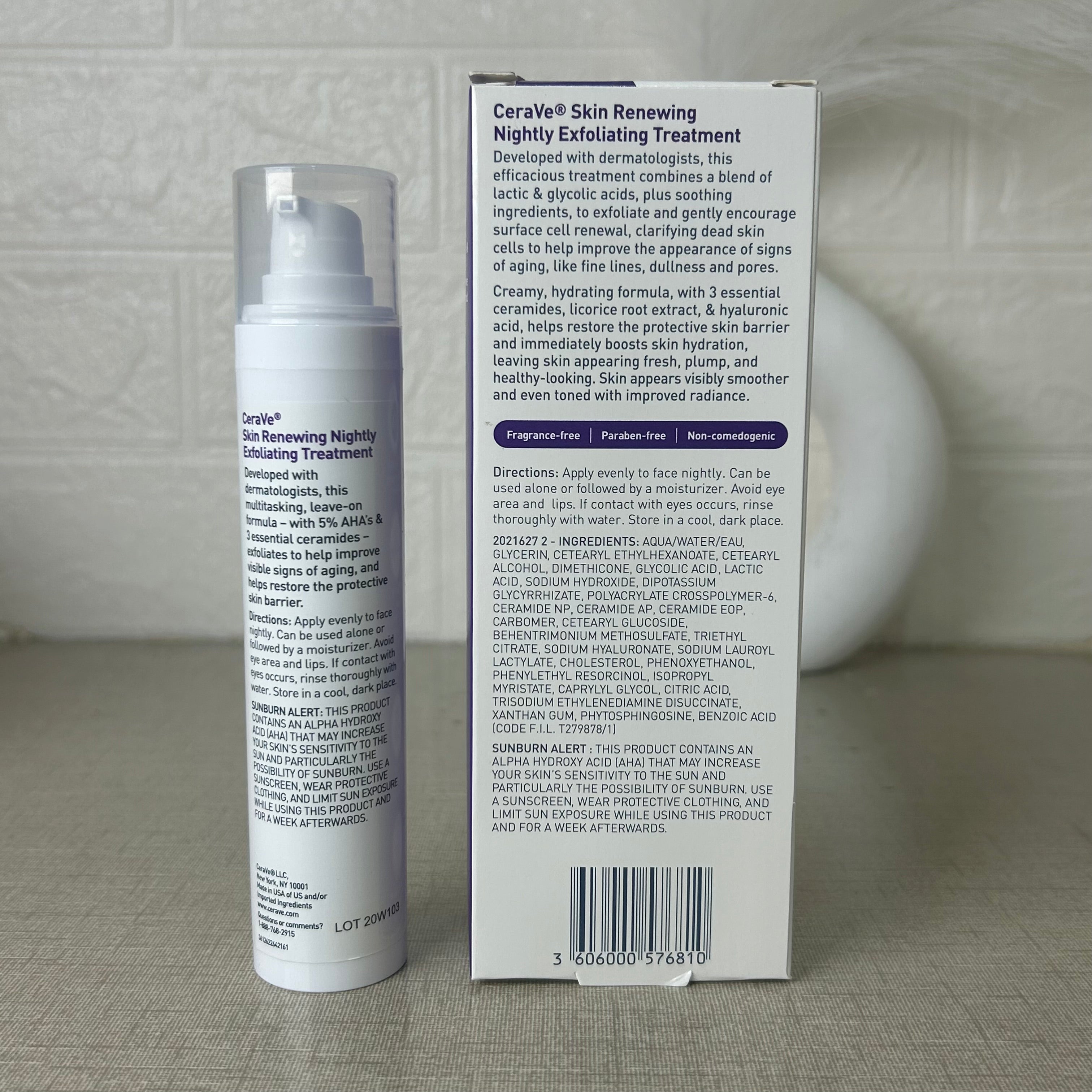 Cerave Skin Renewing Nightly Exfoliating Treatment - Classy Touch Pk