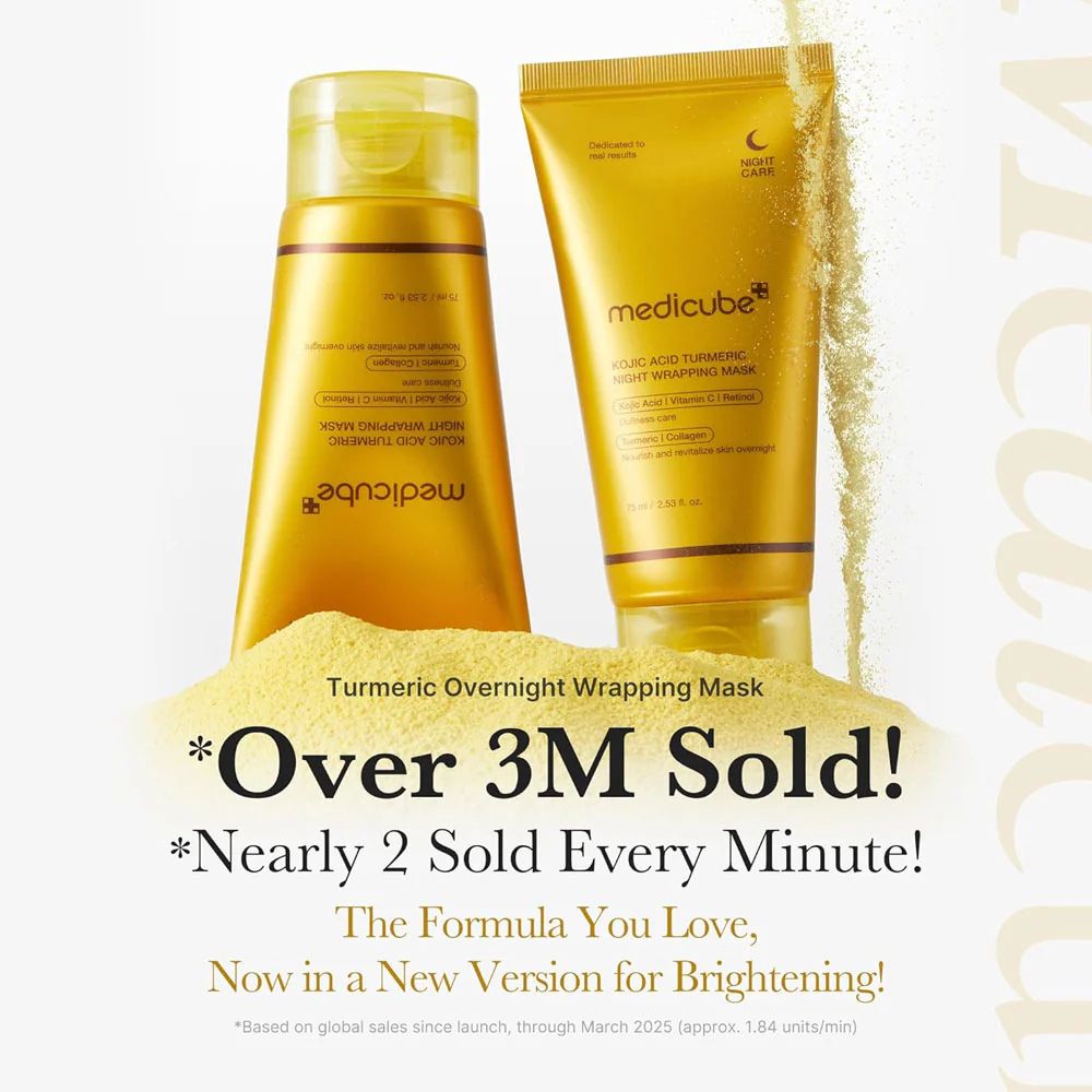 Medicube Kojic Acid Turmeric Night Wrapping Mask 75ml