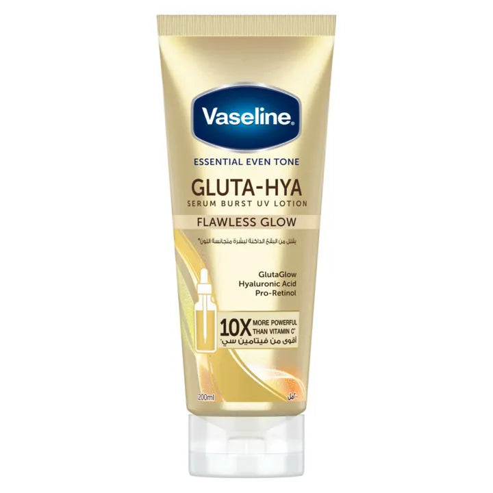 Vaseline Gluta-Hya Serum Burst UV Lotion - Flawless Bright - 330ml