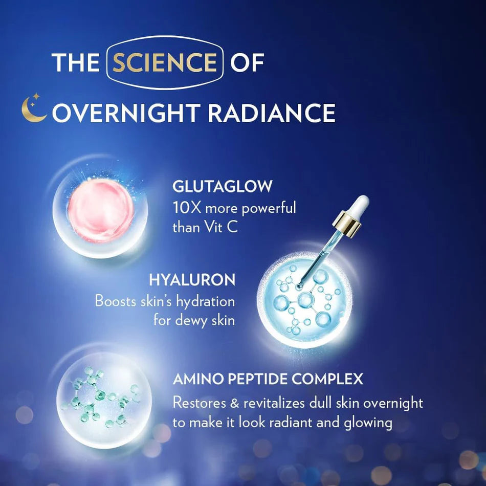 Vaseline Gluta-Hya Overnight Radiance, Serum-In-Lotion
