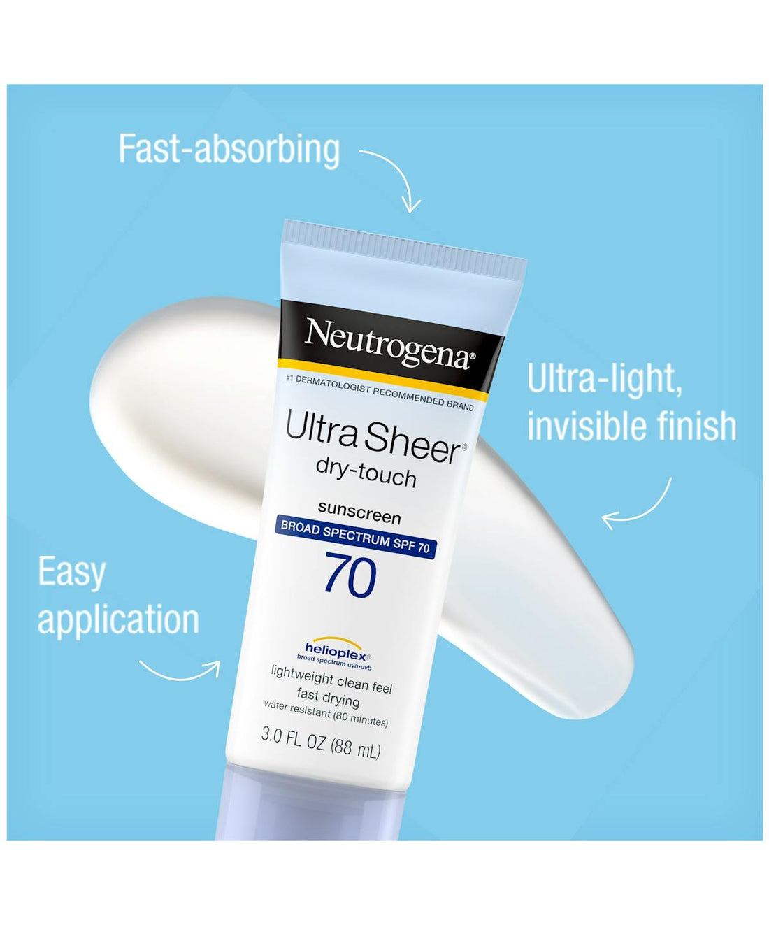 Neutrogena Ultra Sheer Dry Touch Sunscreen Broad Spectrum SPF 70 - Classy Touch Pk