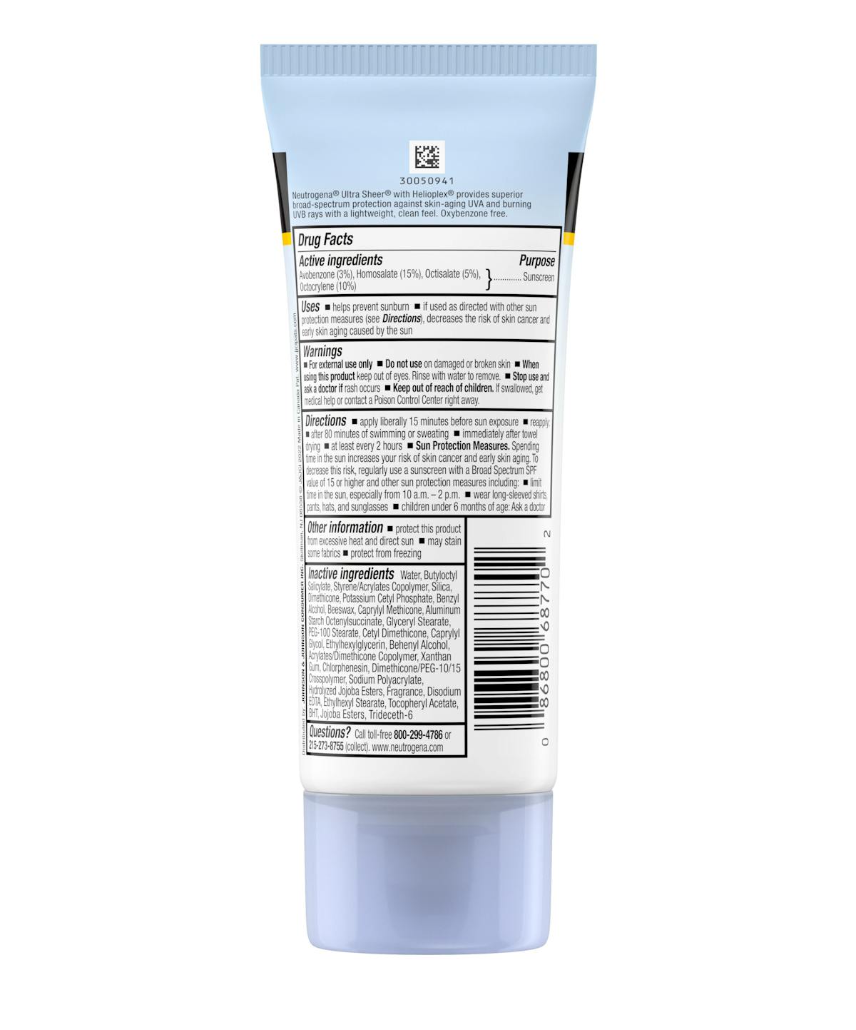 Neutrogena Ultra Sheer Dry Touch Sunscreen Broad Spectrum SPF 70 - Classy Touch Pk