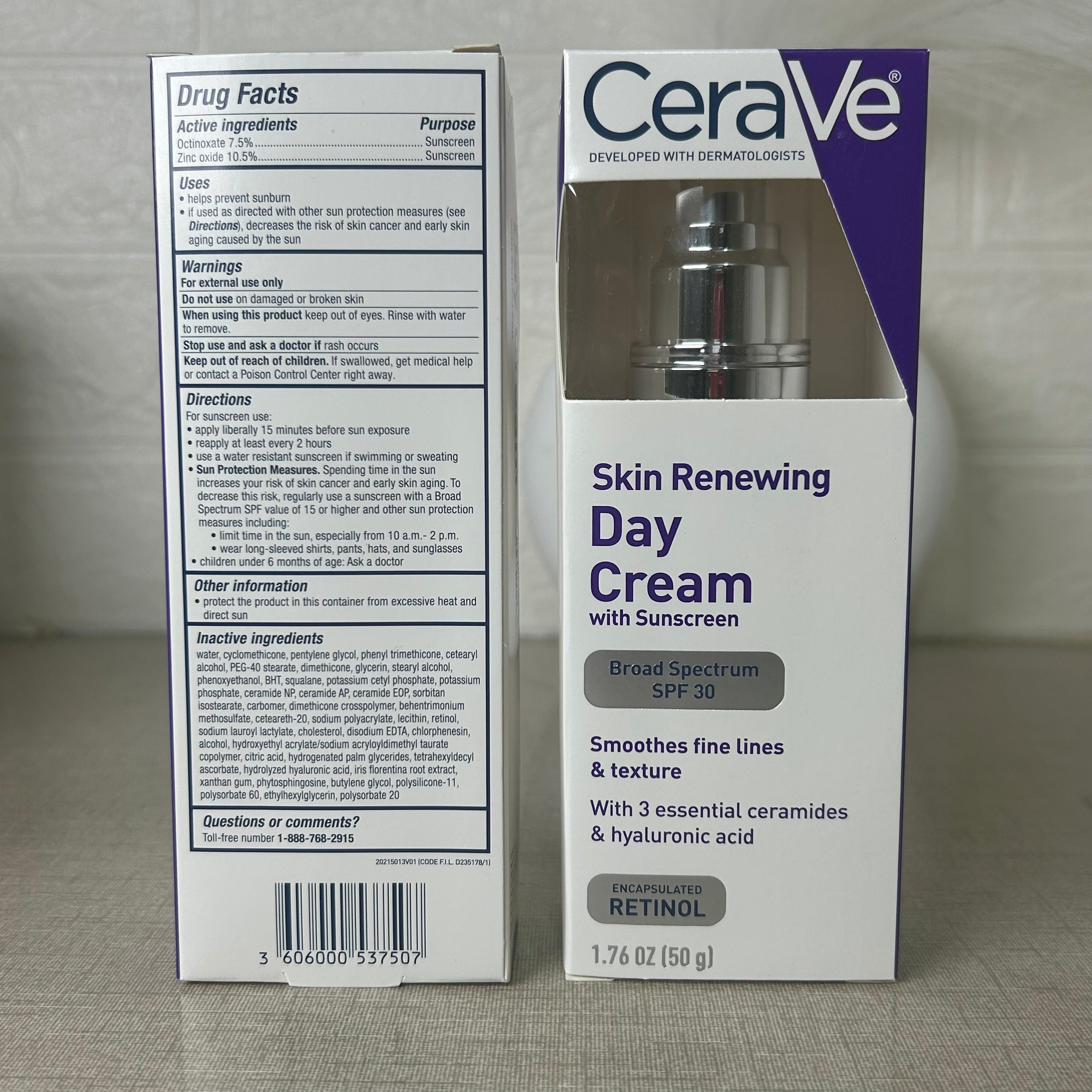 Cerave Skin Renewing Day Cream With Sunscreen SPF 30 - Classy Touch Pk
