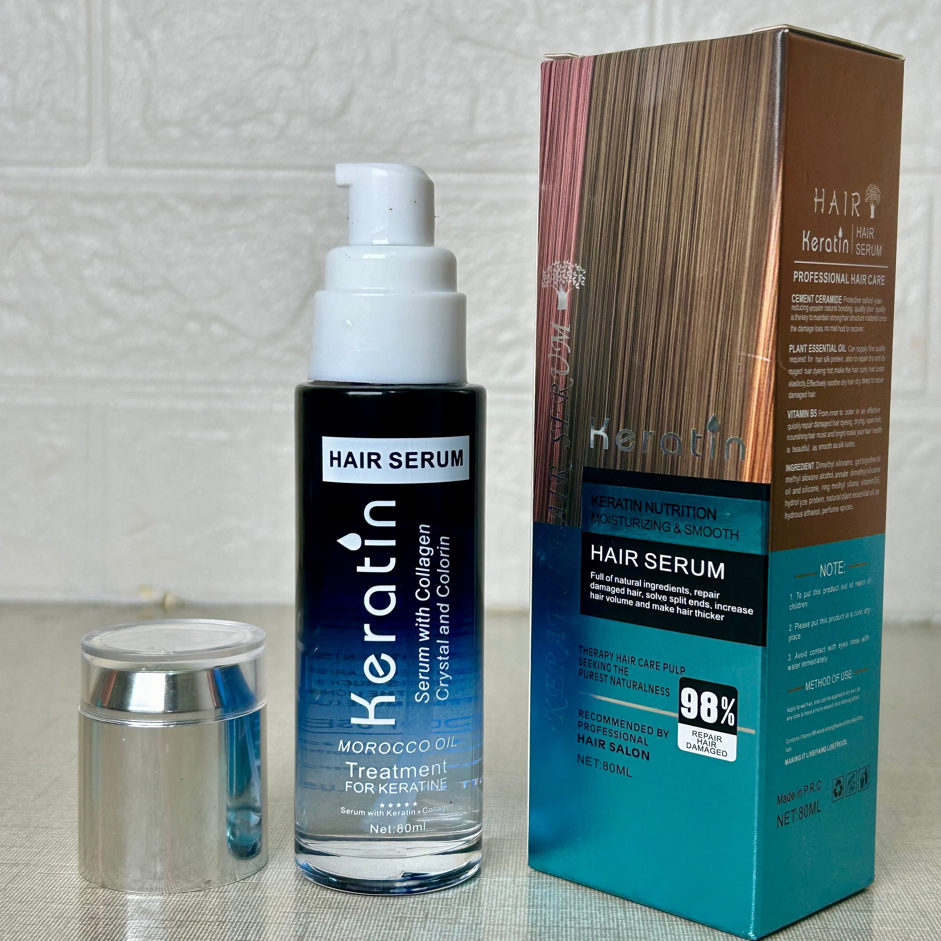 Keratin Nutrition Moisturizing & Smooth Shampoo + conditioner + Hair Serum + Creamy Mask (DEAL 10% OFF) - Classy Touch Pk