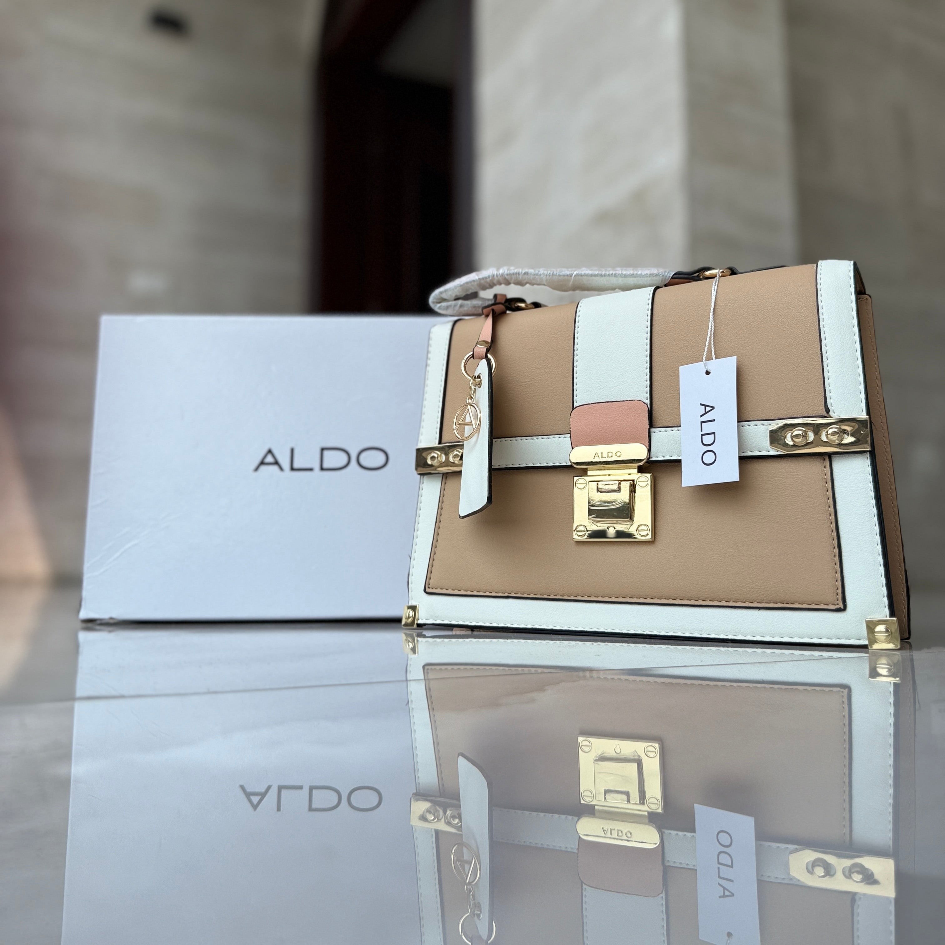 ALDO HANDBAG (BEIGE)