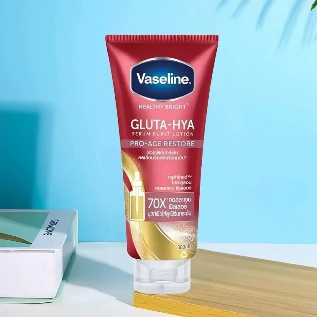 Vaseline Gluta-Hya Serum Burst Lotion Pro-Age Restore