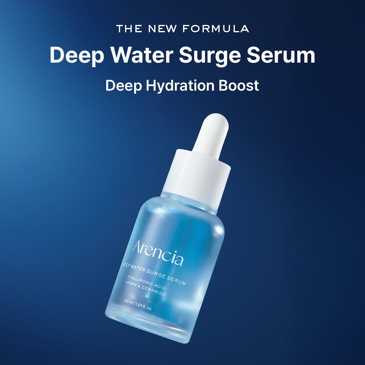 Arencia Deep Water Surge Serum, Hyaluronic Acid + PDRN + Ceramide 30ml